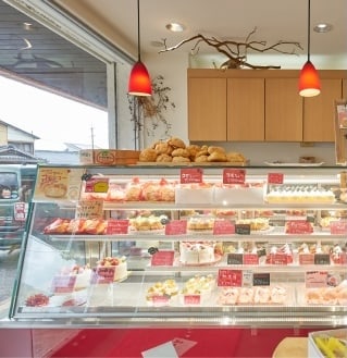 パティスリーコモノの店内